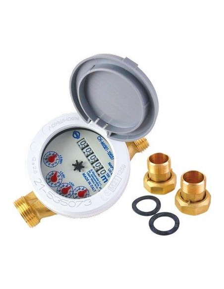 CONTATORE ACQUA FREDDA DOMUS DBRF15 QUADRANTE BAGNATO 1/2 M