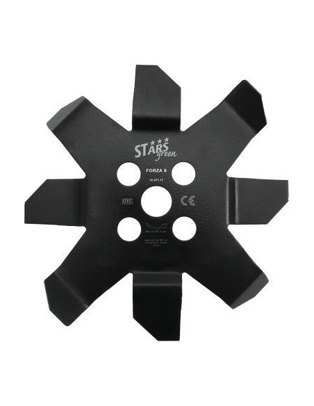 DISCO X DECESPUGLIATORE DENTI PIEGATI CUT 8 STARS ACCIAIO DENTI 8 D.MM 250 S.MM 3,0
