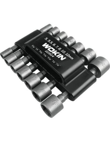 INSERTI A BUSSOLA ESAGONALI AVVITAT 223514 WOKIN ATTACCO 1/4F MM 38 CF.PZ 14