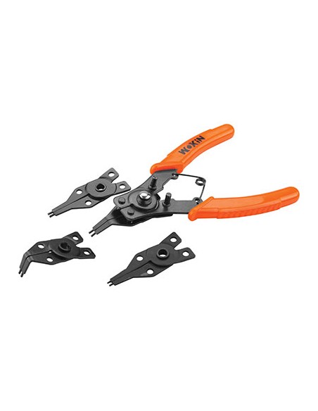 PINZA ANELLI INTERNI ESTERNI 105006 WOKIN MM 155 4 TESTE INTERCAMBIABILI