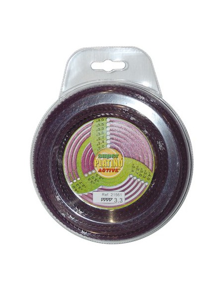 FILO X DECESPUGLIATORE PLATINO SEGHETTATO ACTIVE MM 3,3 MT  49