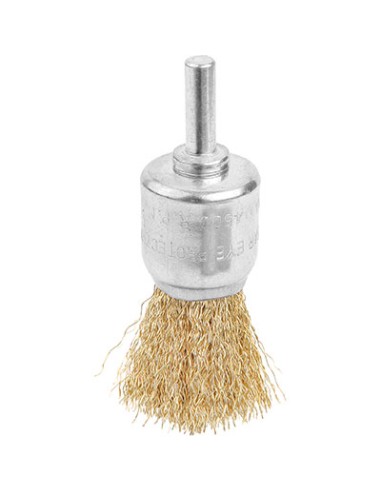 SPAZZOLA ACCIAIO A PENNELLO + GAMBO 771201 WOKIN MM 25 G.MM 6