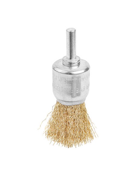 SPAZZOLA ACCIAIO A PENNELLO + GAMBO 771201 WOKIN MM 25 G.MM 6