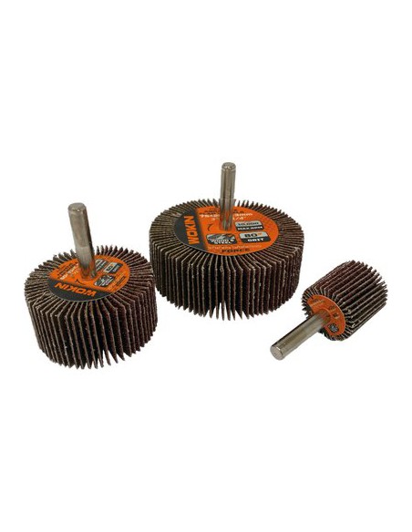 RUOTA ABRASIVA LAMELLARE 776 WOKIN MM 50X25 GRANA 120 G.MM 6 776650