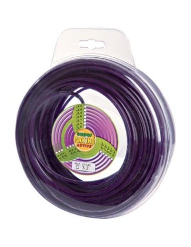 FILO X DECESPUGLIATORE PLATINO QUADRO ACTIVE MM 3,3 MT 45