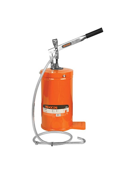 POMPA OLIO MANUALE 729610 WOKIN ACCIAIO MM 180X380 LT 16 TUBO MT 1,5