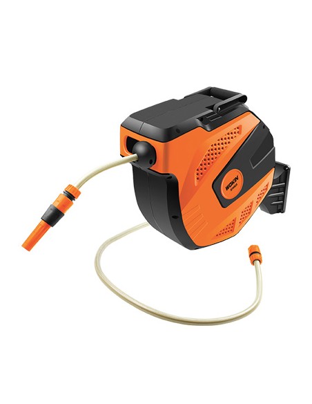 AVVOLGITUBO IRRIGAZIONE AUTOROLL 574515 WOKIN PLASTICA +TUBO 1/2 MT 15 +1,5 RACCORDI+LANCIA