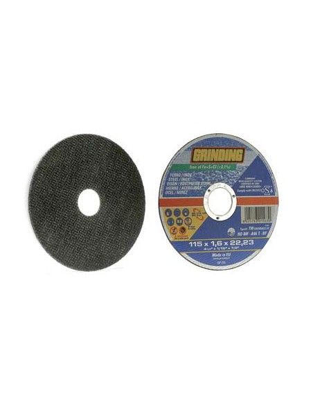 DISCO ABRASIVO TAGLIO FERRO PIANO GRINDING MM 115X22,2 H.MM 1,0