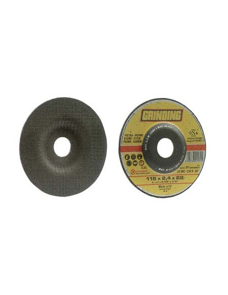 DISCO ABRASIVO TAGLIO MARMO DEPRESSO GRINDING MM 115X22,2 H.MM 2,4