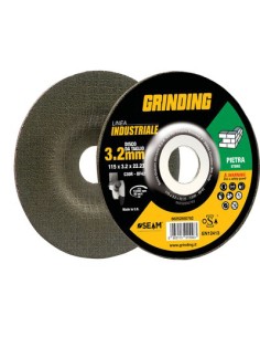 DISCO ABRASIVO TAGLIO PIETRA DEPRESSO INDUSTRIAL MM 115X22,2 H.MM 3,2