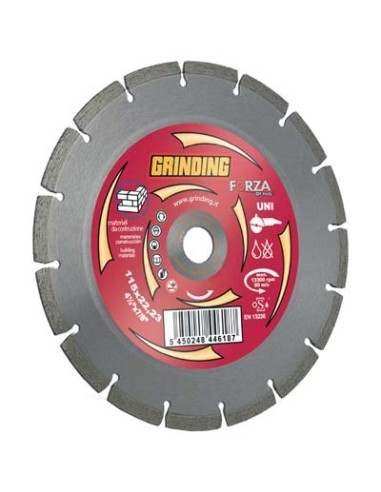 DISCO DIAMANTATO A SETTORE FORZA MM 115X22,2 H.MM 2,0
