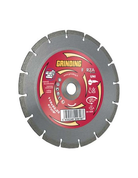 DISCO DIAMANTATO A SETTORE FORZA MM 230X22,2 H.MM 2,5