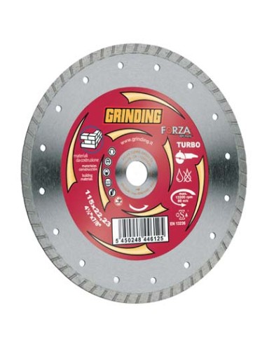 DISCO DIAMANTATO A CORONA ZIGRINATA FORZA MM 230X22,2 H.MM 2,6