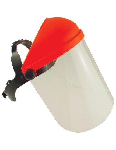 VISIERA POLICARBONATO FAST PRO H.CM 30 + REGGICAPO + COPRIFRONTE