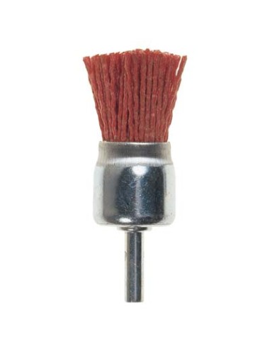 SPAZZOLA FIBRA A PENNELLO + GAMBO PG 497.45 MM  25 GRANA  80 G.MM 6