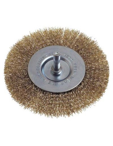 SPAZZOLA ACCIAIO CIRCOLARE + GAMBO PG 468.50 MM  40 G.MM 6X25