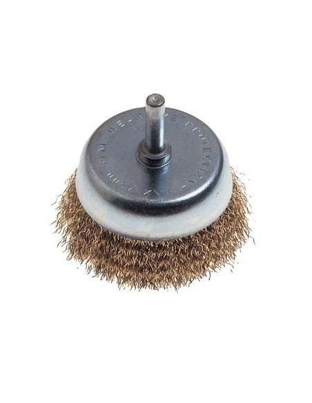 SPAZZOLA ACCIAIO A TAZZA + GAMBO PG 480.00 MM 50 G.MM 6X25