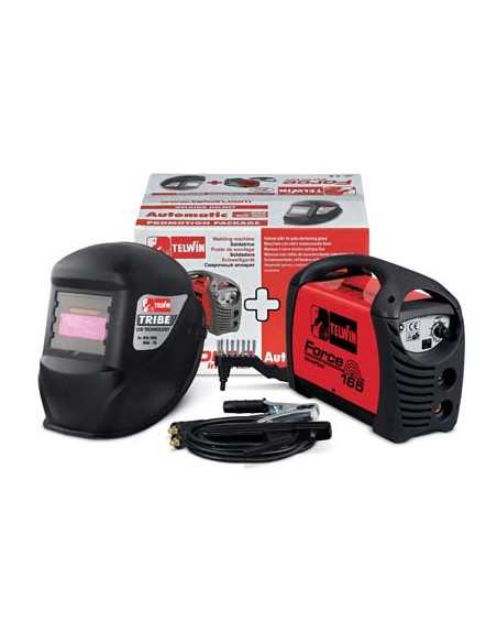 SALDATRICE INVERTER FORCE 165 + MASCHERA TELWIN VOLT 230 A 150