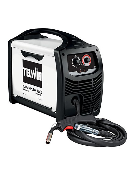 SALDATRICE FILO MAXIMA 160 SYNERGIC TELWIN VOLT 230 A 115 ACCESSORIATA