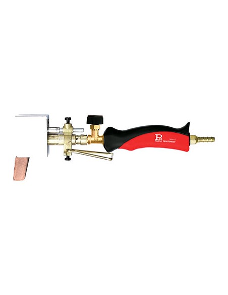 SALDATORE A GAS + MAZZA E CUFFIA PROJECT RAME GR 200 BRUCIATORE MM 17 L.CM 31 I001