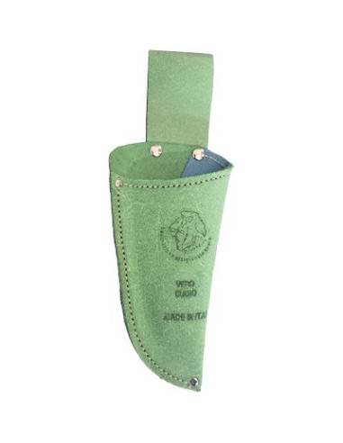 FODERO FORBICE POTA RIVETTATO PREMIUM CUOIO CM 10X28