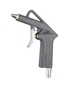 PISTOLA SOFFIAGGIO AC CORTA ATTACCO RAPIDO EFFE ALLUMINIO NICHELATO