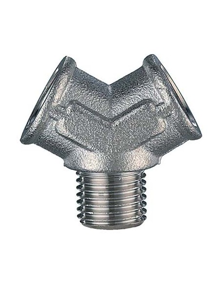 RACCORDO Y AC 32/A-B ANI 3/8MXFXF 32/B