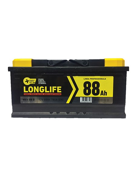 BATTERIA AUTO MODULO VALORE + AH  88 DX SPUNTO 740A MM 310X175 H.MM 190