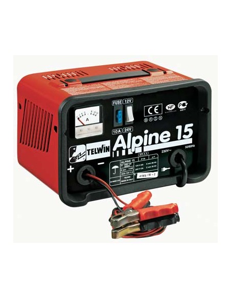 CARICABATTERIA ALPINE 15 TELWIN VOLT 12/24 AH 60-30/115-40