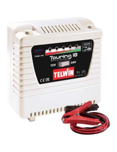 CARICABATTERIA TOURING 18 TELWIN VOLT 12/24 AH 60-50/180-115