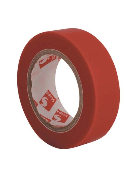 NASTRO PVC ISOLANTE SCAPA ROSSO MM 15 ML 10