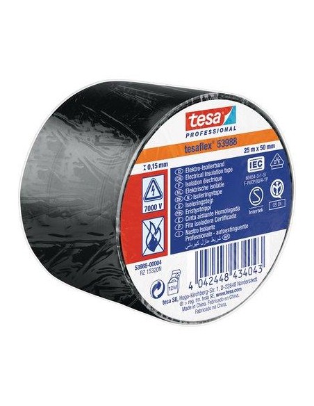 NASTRO PVC ISOLANTE IMQ TESA NERO MM 50 ML 25
