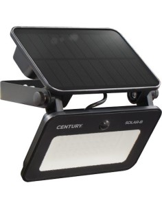 PROIETTORE LED SOLARE SOLAR-B 1S CENTURY VOLT 3,7 AH 7,2 W 8 RGB LN 800 IP65 + 1 SENSORE