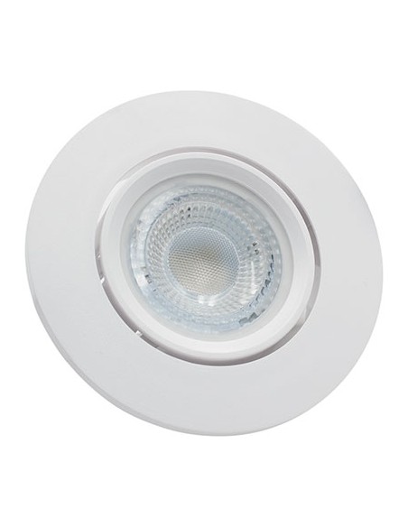 FARETTO INCASSO TONDO KLIRS CENTURY BIANCO MM 90 ORIENTABILE