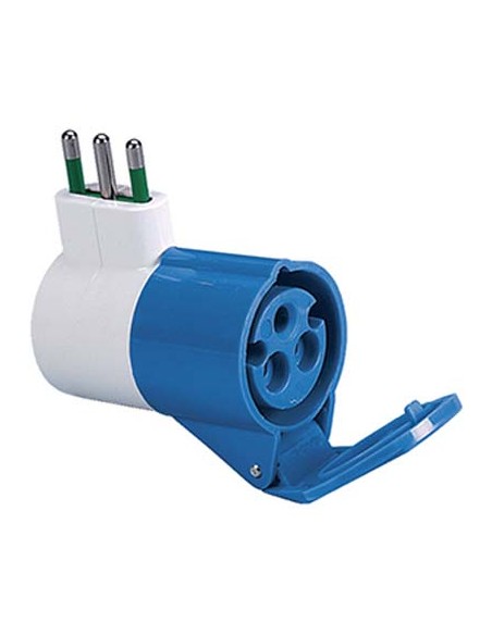 ADATTATORE 16A-PRESA BLU FME 2P+T 16A IP44
