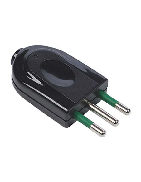 SPINA MOBILE GARANTI NERO 2P+T 10A