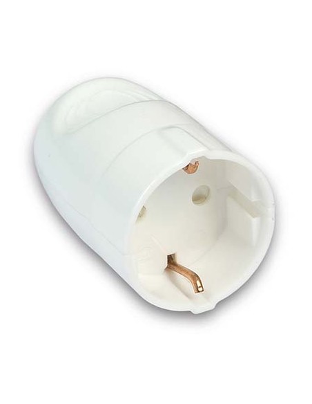 PRESA MOBILE SCHUKO GARANTI BIANCO 2P+T 16A