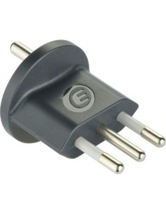 ADATTATORE SCHUKO FISSO ELECTRALINE GRIGIO 2P+T 10A