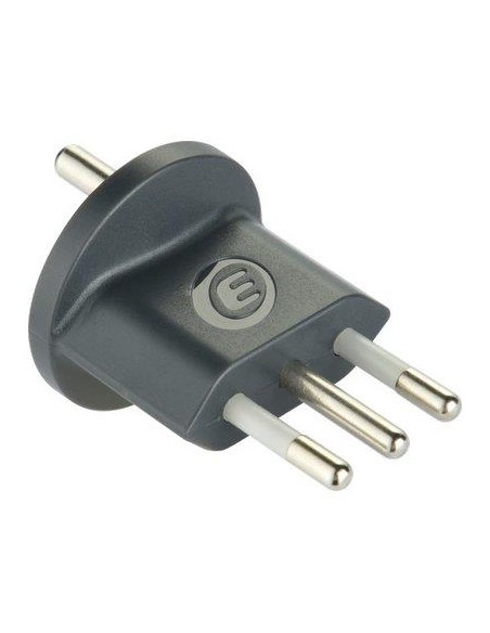 ADATTATORE SCHUKO FISSO ELECTRALINE GRIGIO 2P+T 10A