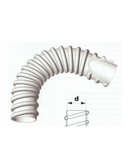 GUAINA SPIRALATA PVC GRIGIO MM 20 MT 30