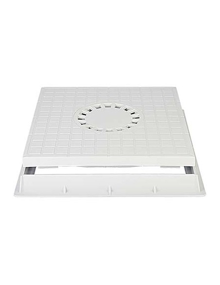 CHIUSINO SIFONATO X POZZETTO DERIVAZIONE PLASTICA CM 30X30 + TELAIO