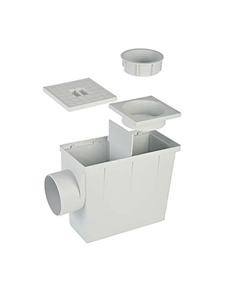 POZZETTO DERIVAZIONE PLUVIALE PLASTICA MM 80/100