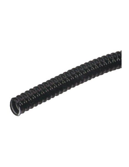 TUBO CORRUGATO + TIRAFILO PVC NERO MM 16 MT 100