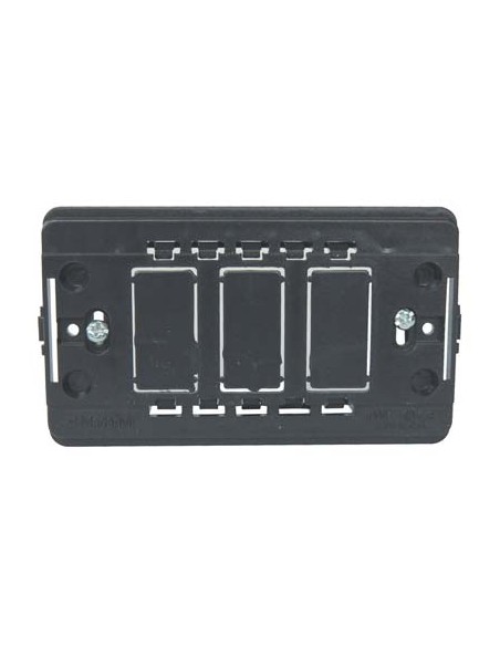 SUPPORTO FRUTTI VENUS MARLANVIL PC NERO POSTI 3