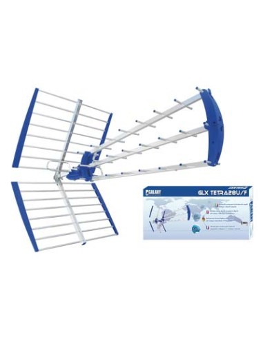 ANTENNA DIGITALE TERRESTRE BANDA UHF GALAXY ALLUMINIO GUADAGNO DB 16/18  28 ELEMENTI
