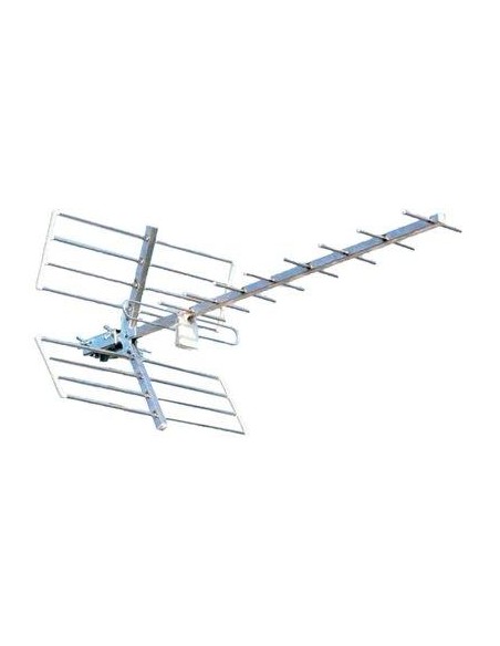 ANTENNA DIGITALE TERRESTRE BANDA UHF 5 G GALAXY ALLUMINIO GUADAGNO DB 9-12 11 ELEMENTI