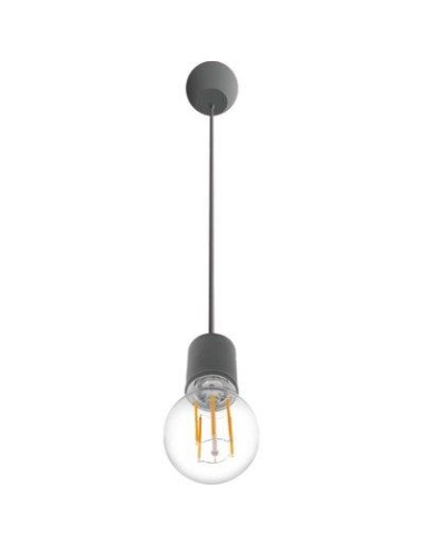 PORTALAMPADA + CAVO FANTASY 150 CENTURY NERO E27 CM 150