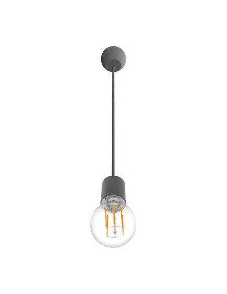 PORTALAMPADA + CAVO FANTASY 150 CENTURY NERO E27 CM 150