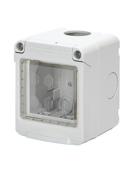 INVOLUCRO A PARETE + PORTELLA IP55 POSTI 2 MM 67X83 H.MM 65 X ABM