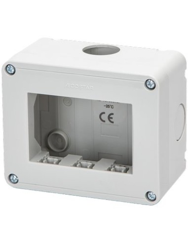 INVOLUCRO A PARETE IP40 POSTI 3 MM 101X83 H.MM 55 X ABM